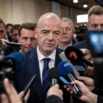 Gianni Infantino in een gespannen WK-context na de commotie rond België en Folarin Balogun