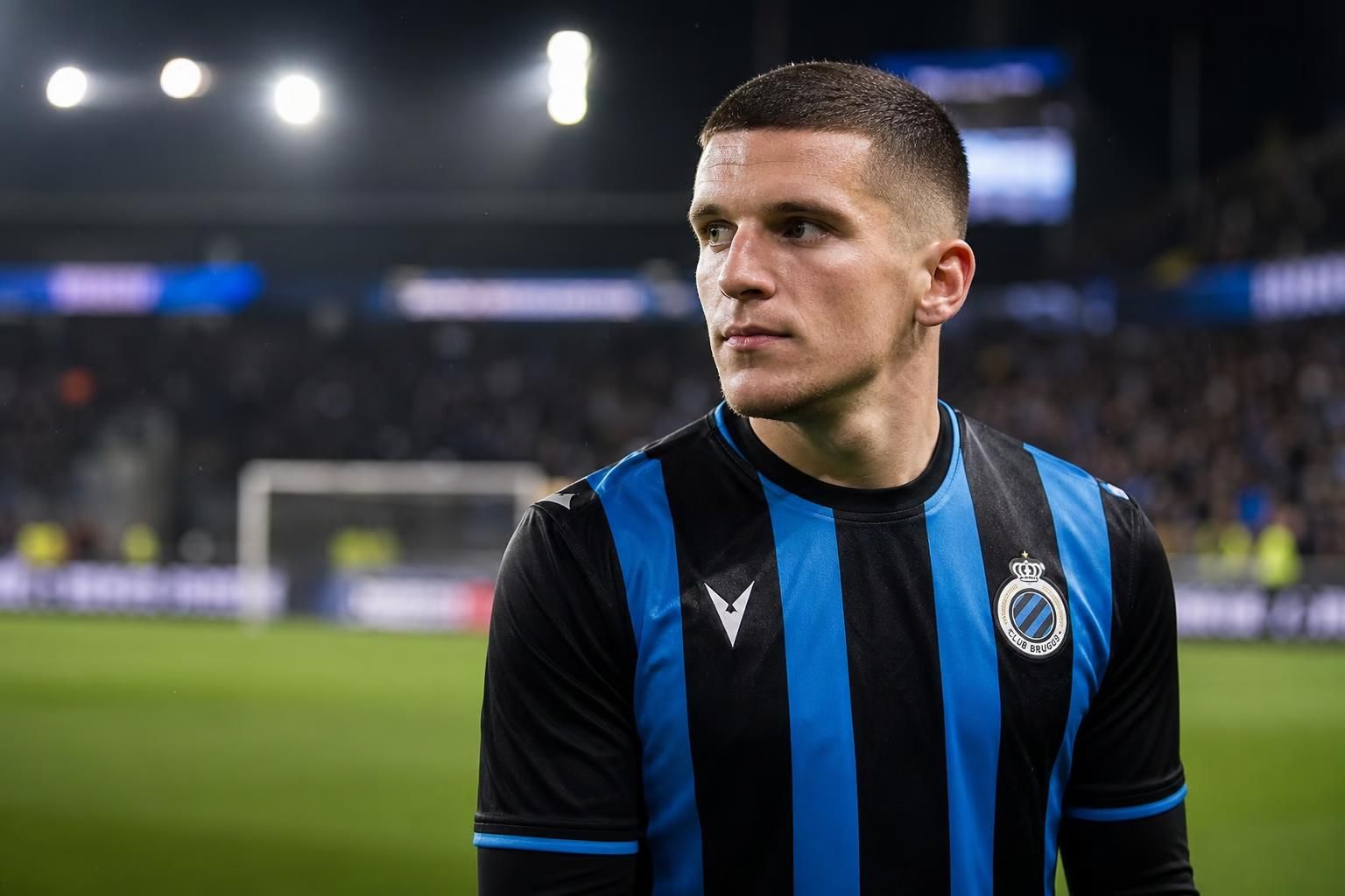 Christos Tzolis in Club Brugge-context tijdens een spannende transferzomer