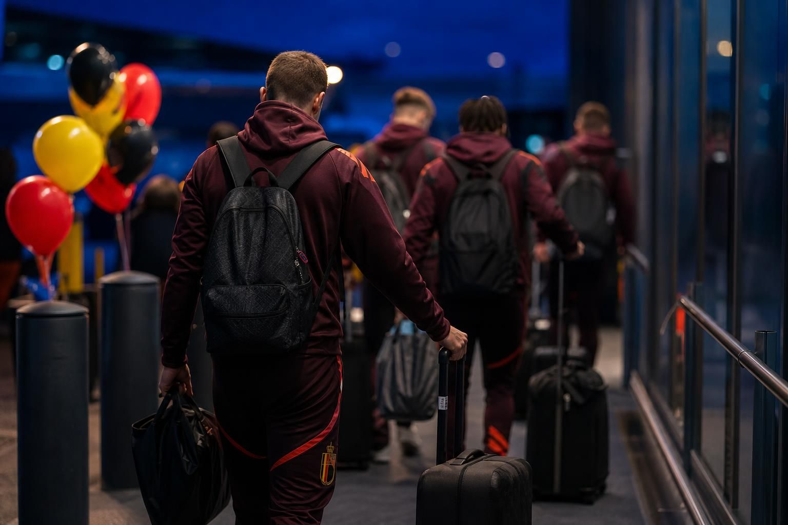 Jeremy Doku keert na het WK terug naar zijn gezin in Manchester