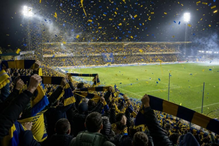 Supporterssfeer rond SK Beveren na promotie naar de Jupiler Pro League