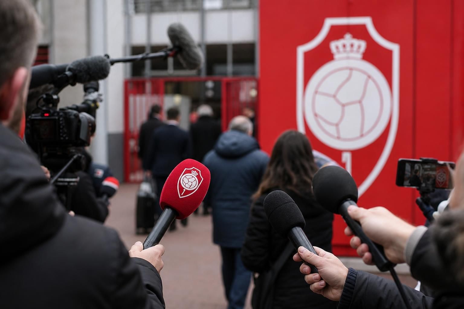 Sfeerbeeld rond Royal Antwerp FC bij mogelijke overname met stadioncontext en supportersgevoel