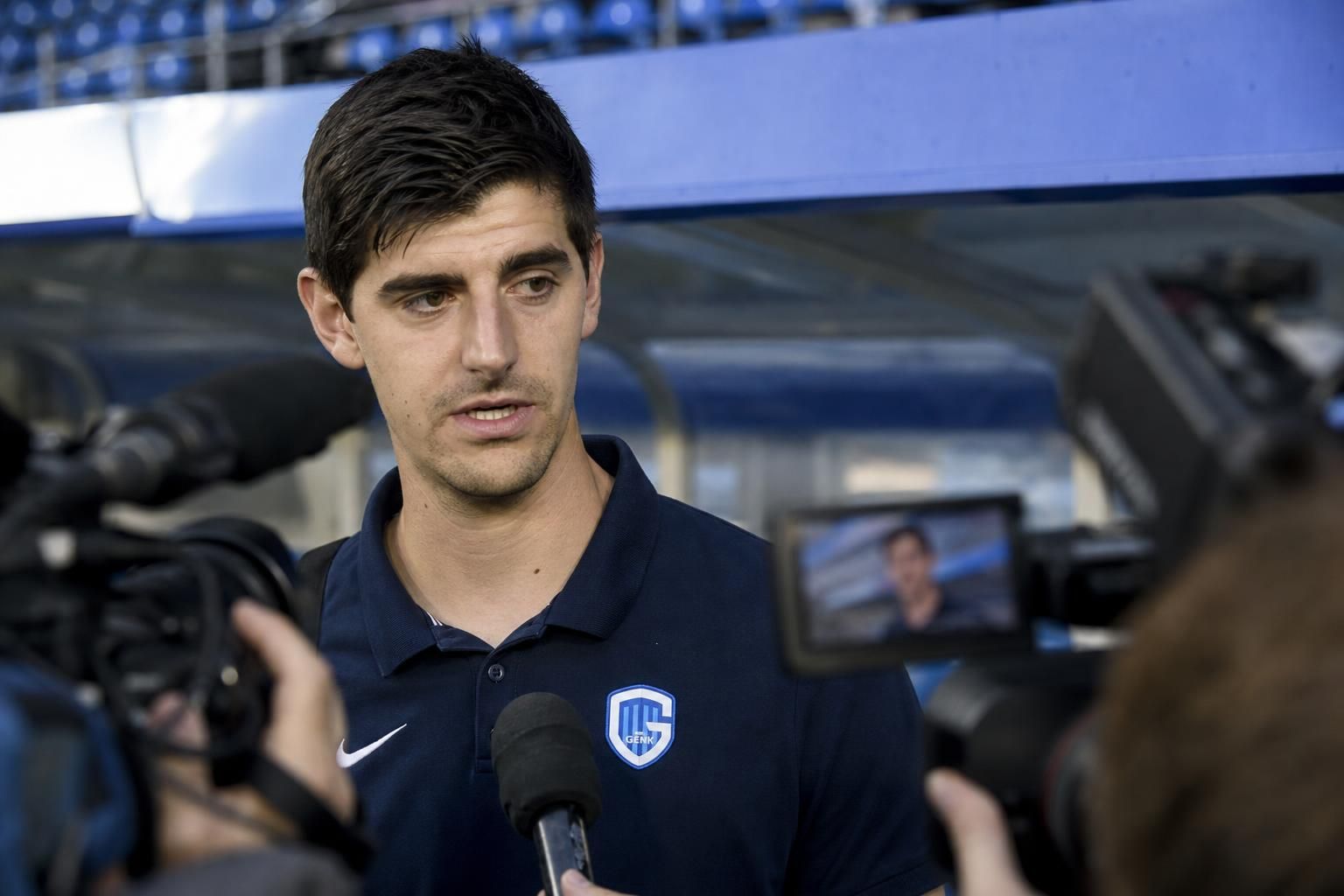 Thibaut Courtois in een KRC Genk-context rond een aangekondigde verrassing