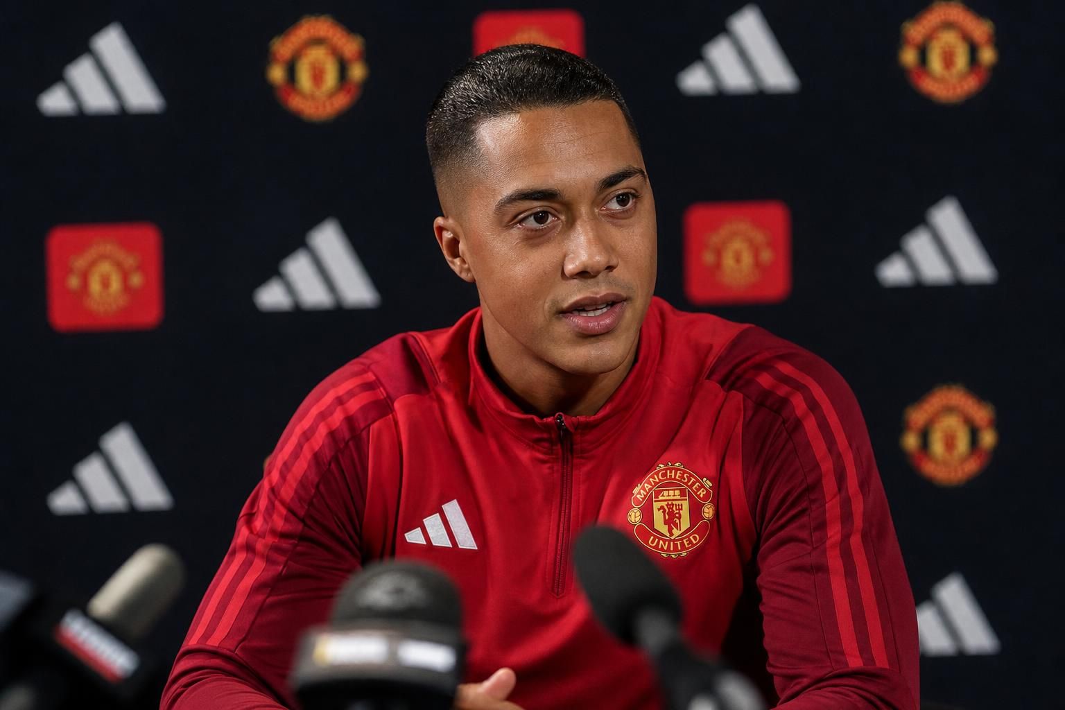 Youri Tielemans in een transfercontext bij Manchester United