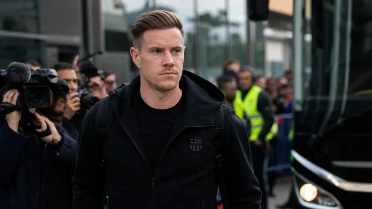 Marc-André ter Stegen in een transfercontext rond Barcelona en Ajax