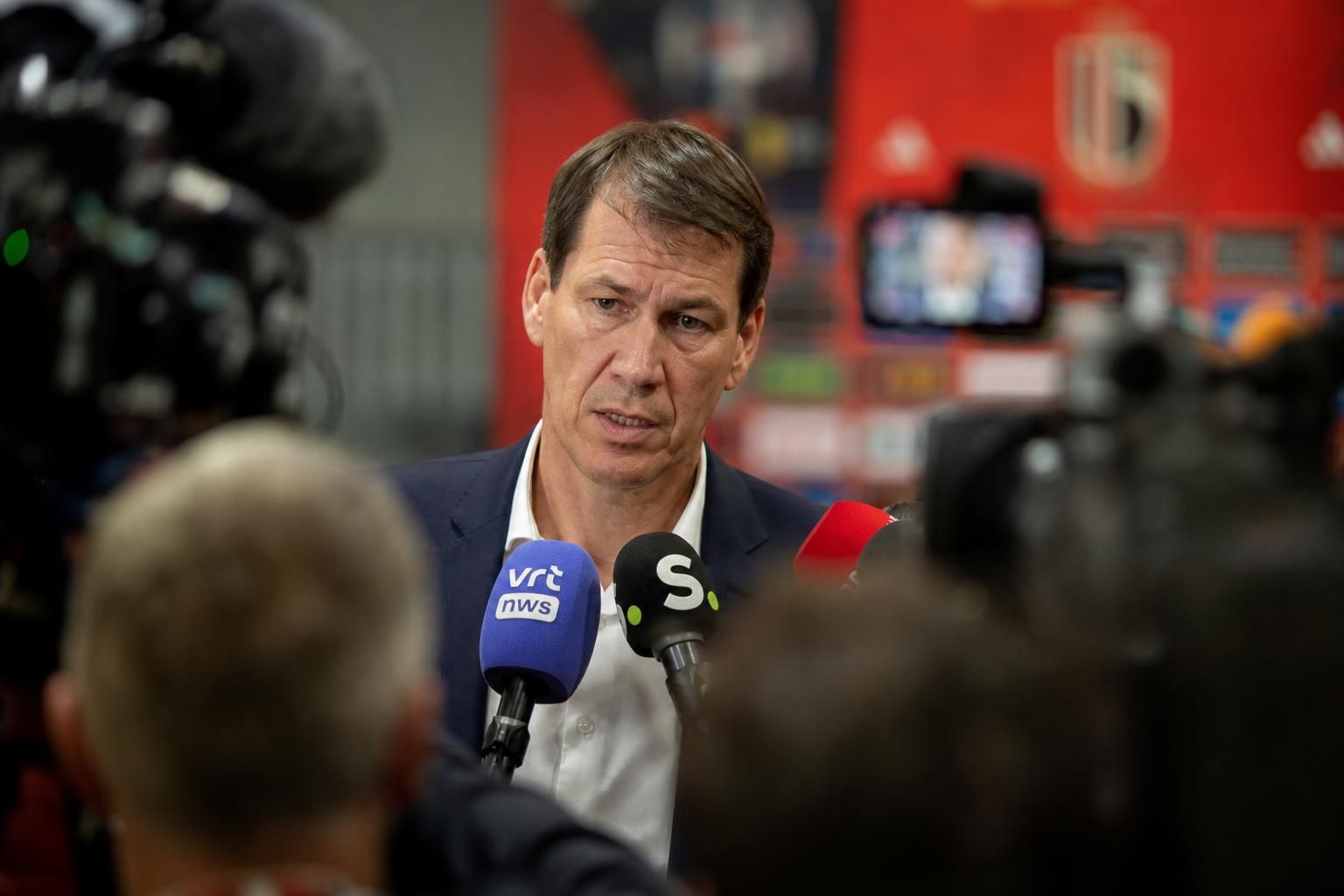 Rudi Garcia bij de Rode Duivels tijdens een gespannen WK-moment