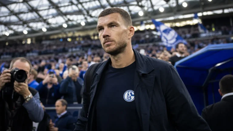 Edin Dzeko in een transfercontext rond Schalke 04