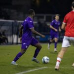 RSC Anderlecht tijdens een besloten oefenwedstrijd in aanloop naar de Europese campagne