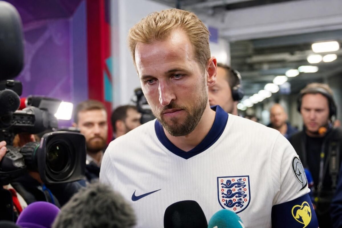 Harry Kane reageert aangeslagen na de WK-uitschakeling van Engeland tegen Argentinië
