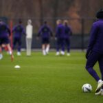 Training van Anderlecht in aanloop naar de Europese wedstrijd tegen Hammarby