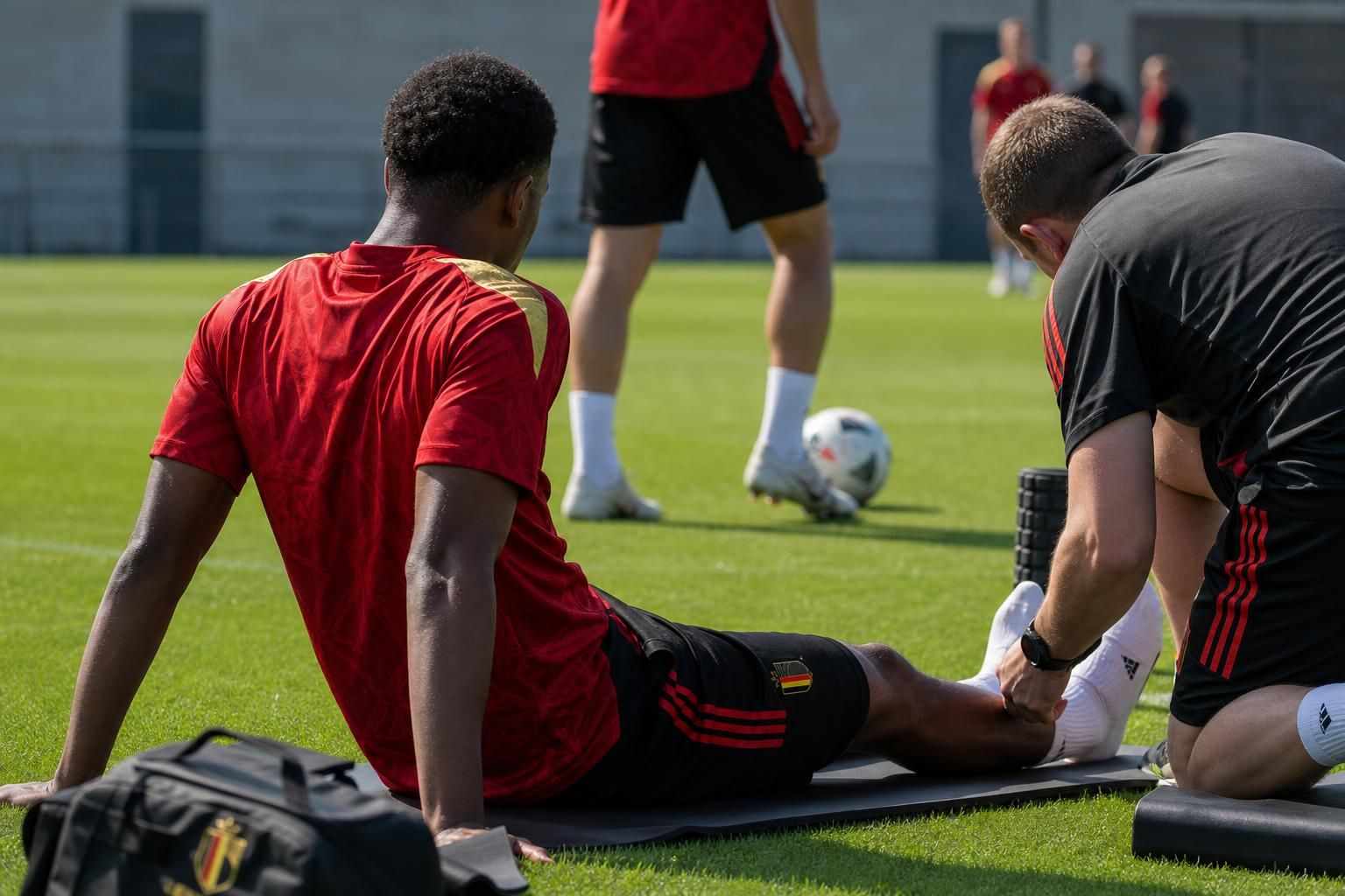 Revalidatiesfeer rond de terugkeer van Malick Fofana na zijn enkelblessure