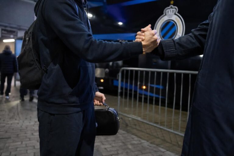 Club NXT-spelers tijdens de Youth League-campagne van Club Brugge