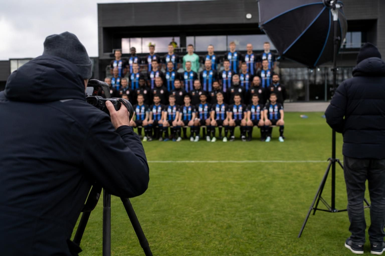 Fotomoment bij Club Brugge in aanloop naar het nieuwe seizoen