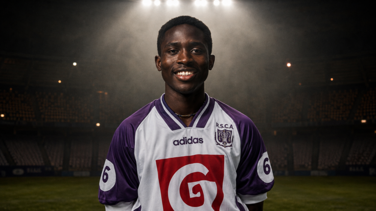 Celestina Babayaro in de spotlight.