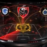 Transferradartafel met JPL-logo en clubankers rond een boxdominant keepersprofiel