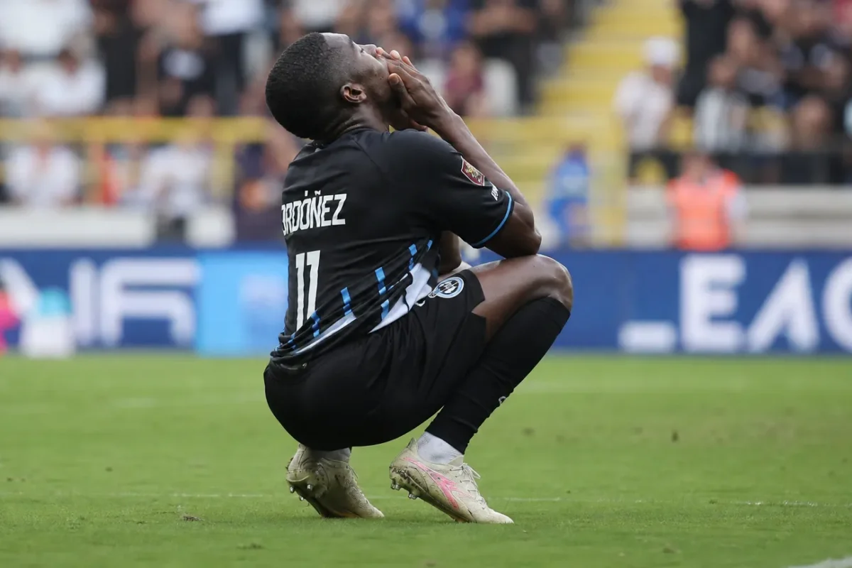 Voetbalpersbeeld bij de transferinteresse rond een verdediger van Club Brugge.