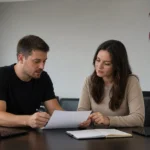 Medewerkers in een operationele mediaruimte van Corinthians tijdens een briefing.