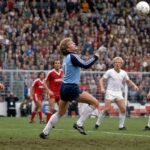 Reconstructie van Jean-Marie Pfaff tijdens zijn Bundesligadebuut in Bremen in 1982