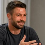 Brandon Mechele tijdens een rustig interview over zijn WK met de Rode Duivels.