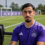 Willsem Boussaid tijdens zijn voorstelling bij RSC Anderlecht op Neerpede.