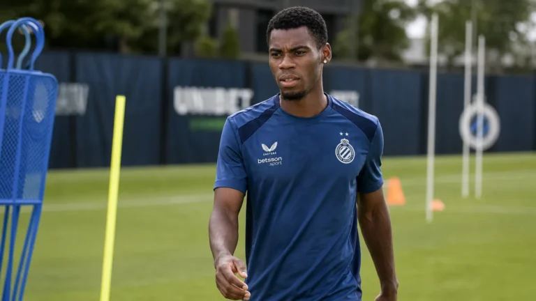 Een Club Brugge-context aan het trainingscomplex.