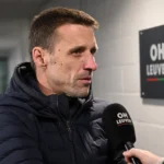 Timmy Simons tijdens een rustig postmatchgesprek in de mixed zone van OH Leuven.