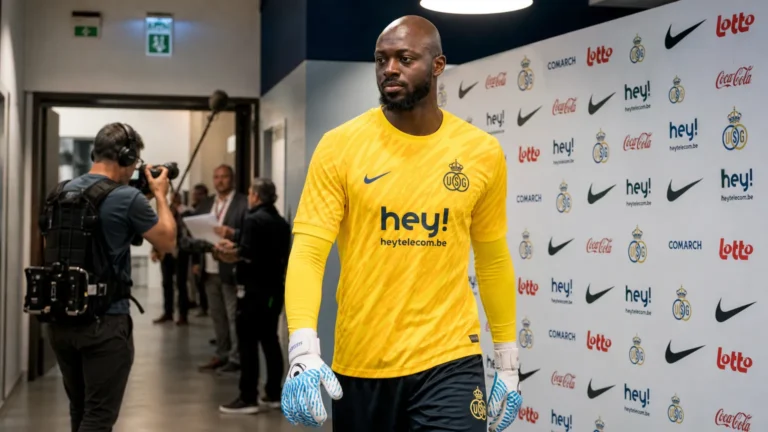 Operationele clubgang van Union met medewerkers en media-uitrusting.