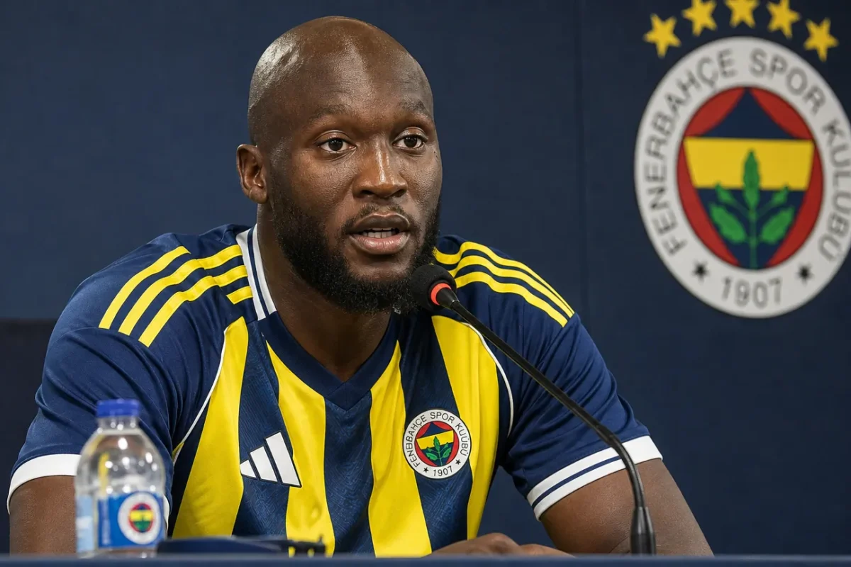 Romelu Lukaku spreekt op zijn voorstelling als speler van Fenerbahçe.