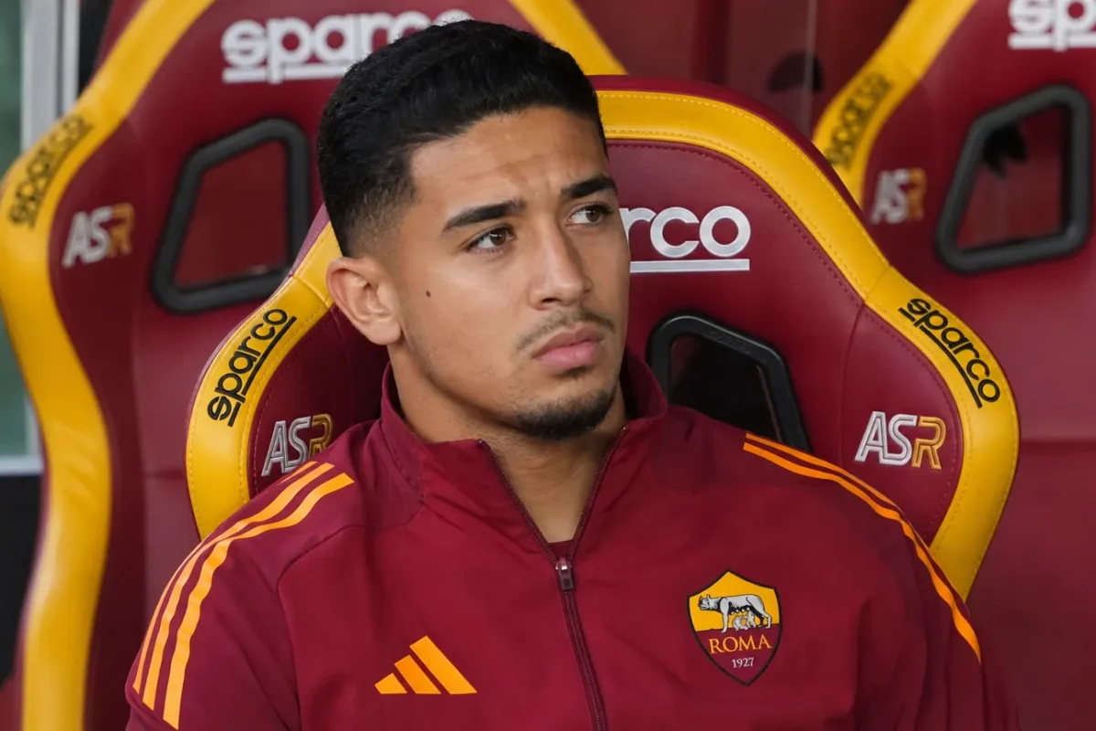 AS Roma-context in een stadionomgeving.