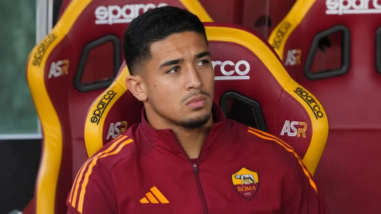 AS Roma-context in een stadionomgeving.