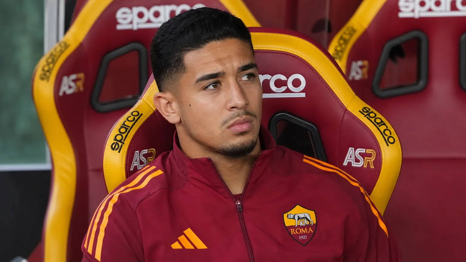 AS Roma-context in een stadionomgeving.