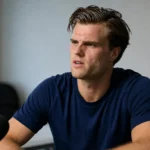 Bjorn Meijer spreekt tijdens een rustig interview in een neutrale binnenruimte.