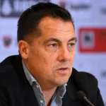 Frédéric Van den Steen tijdens een persmoment van OH Leuven.