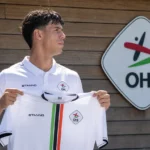 Alessandro Fontanarosa presenteert zich in het tenue van OH Leuven aan Den Dreef.