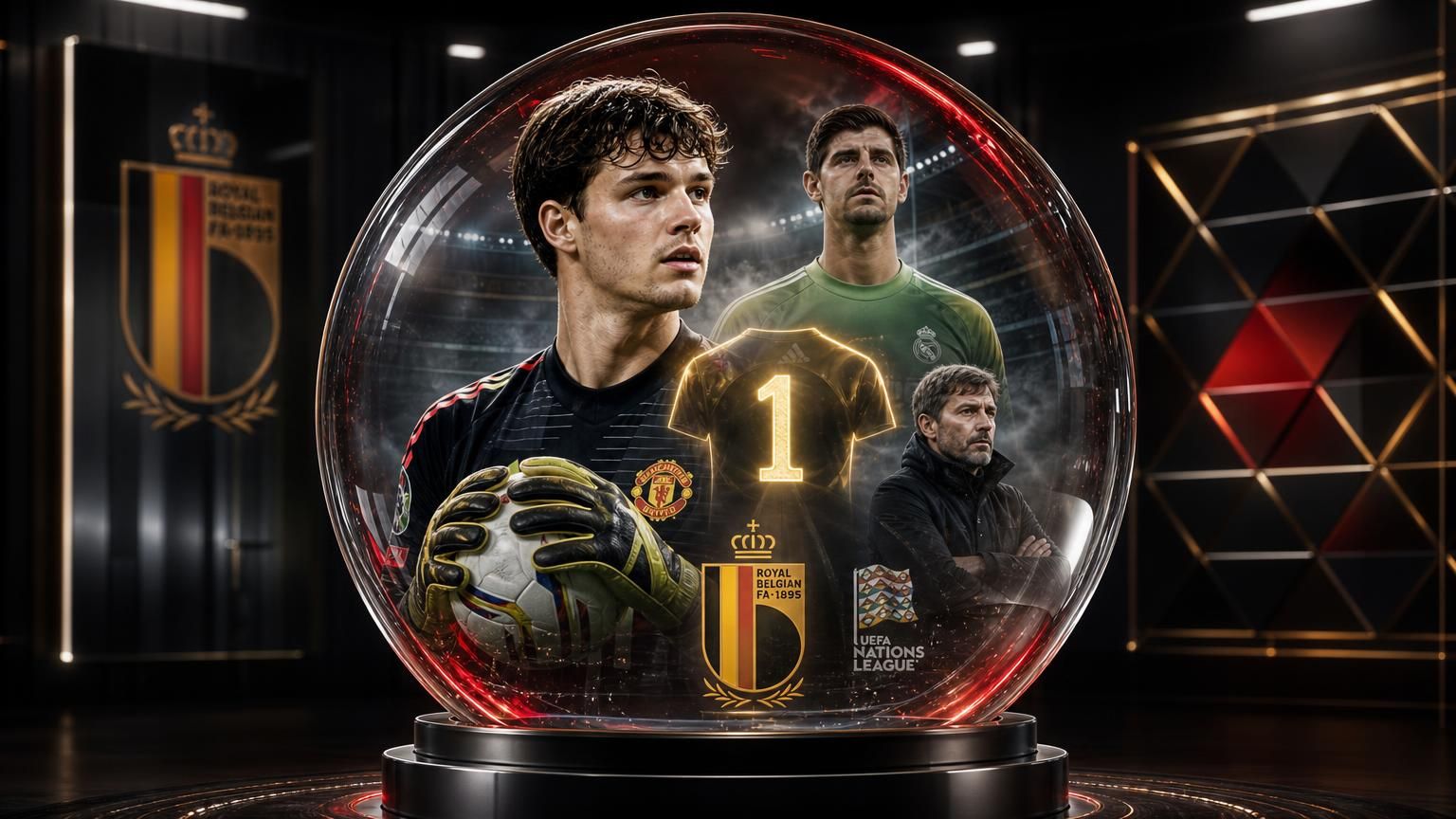 Senne Lammens in een glazen bol met Courtois als toekomstige concurrent bij de Rode Duivels