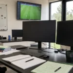 Functionele sportredactie tijdens het voorbereiden van een transferanalyse