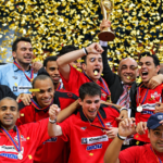 Ploegfoto van futsalploeg Charleroi in 2005