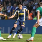 Min-hyeok Yang van KVC Westerlo in actie tijdens een wedstrijd.