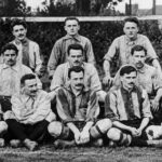 De vroege kampioenenploeg van Union Saint-Gilloise aan het begin van de twintigste eeuw.
