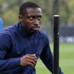 Carlos Forbs tijdens een gedeeltelijke training van Club Brugge.
