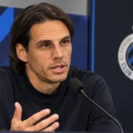 Yann Sommer spreekt tijdens een persmoment voor Club Brugge.