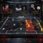 Een back sprint binnendoor terwijl de winger breed blijft en twee verdedigers moeten kiezen.