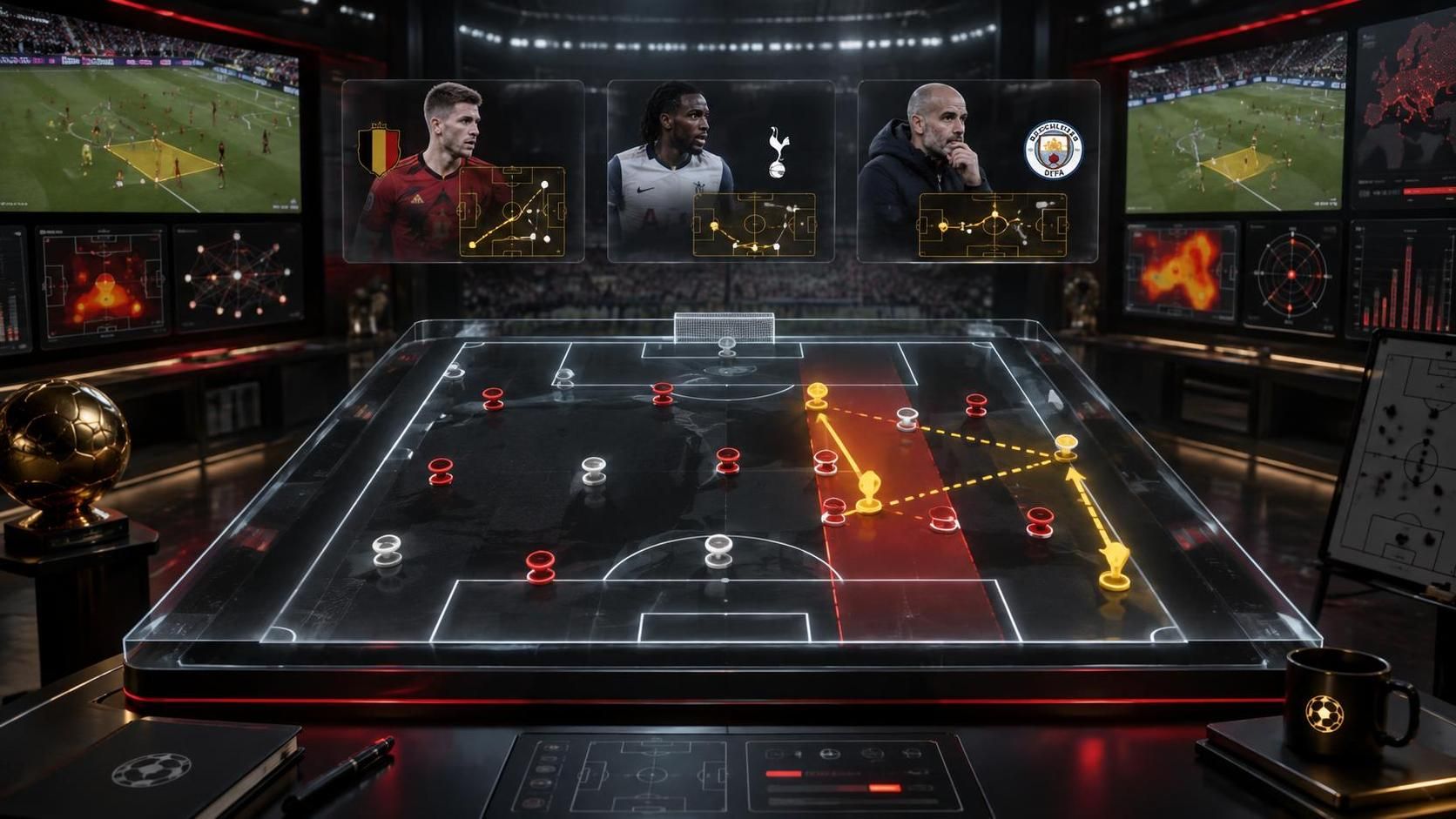 Een back sprint binnendoor terwijl de winger breed blijft en twee verdedigers moeten kiezen.